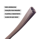 Borracha Protetora Borda Porta Preta Azera 10m 7x14