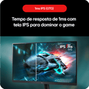 Monitor Gamer LG UltraGear 24" 180Hz 1ms - 24GS60F-B.AWZM