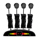 Sensor De Estacionamento Roadstar Rs304br - Preto Fosco