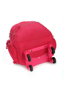 Mochila Infantil Juvenil De Rodinhas 360° Pink Up4you