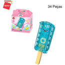 Brinquedo Para Montar Set Build & Fun Comidinhas Sortido (display Com 6)