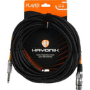 Cabo Para Microfone Hayonik Player XLR Fêmea x P10 10m Preto