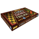 Jogo De Tabuleiro 3 Em 1: Ludo, Dama E Trilha