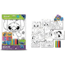 Brinquedo Para Colorir Kit Pintura Stitch 26 Cm X 19 Cm 20 Peças