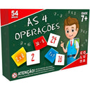 Brinquedo Pedagógico As 4 Operacões 54 Peças