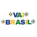 Copa Do Mundo Faixa Decorativa Vai Brasil