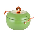 Panela Antiaderente Cozinha Formato Maçã Cor:verde