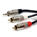 CABO P2 STEREO X 2 RCA METAL 1,80 METRO - PC / 5