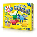 Massa Para Modelar Criativa Art Kids Dinossauro Família