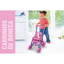 Carrinho De Boneca Florzinha Rosa E Lilás - Caixa Com 2