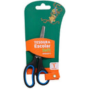 Tesoura Escolar Soft 14cm Com Encaixe Para 3 Dedos (display Com 12 Unidades Sortidas)