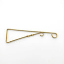 Mão Francesa P Vaso Galvanizada 20 Cm Suporte De Metal