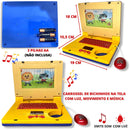 Notebook Musical Brinquedo Infantil Musical Com Luzes