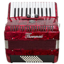 Acordeon 48 Baixos 26 Teclas Ta 4803 Vermelho Thommasi
