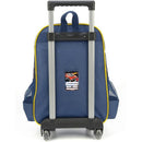 Mochila Infantil Com Rodinhas Hot Wheels Grande Azul