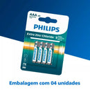 Pilha Zinco Aaa R03l4b/59 Philips