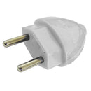 PLUGUE DESMONTAVEL DANEVA 2P 20A / 250V MACHO BRANCO 1615 - PC / 12