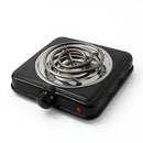 Fogão Fogareiro Elétrico Preto Portátil 220v 1 Boca Camping