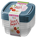 Pote Plástico Conj L5p4 Pote Fácil 530ml(s)