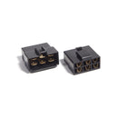KIT CONECTOR 6 VIAS TECHNOISE COM TRAVA - PRETO - PC / 10