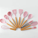 Kit 12 Peças Utensílios De Silicone Cozinha