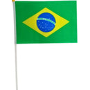 Copa Do Mundo Bandeira Brasil Hast.mao 60x90 Pct.c/12