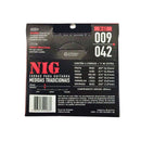 Encordoamento Guitarra 009 1ª Mi Extra + Palheta N63 Nig