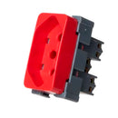 Tomada Padrao Brasileiro 2p+t 20a-250v Vermelho B3 Margirius