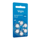 PILHA AUDITIVA ELGIN TAMANHO 675 PR44 1,4V COM 6 UNIDADES