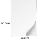 Papel Cartolina Branca Escolar 50x66cm 140g - Pacote Com 100
