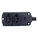 Tomada Multipla Cb - Tmu2-320 Preto 2p+t 20a Margirius