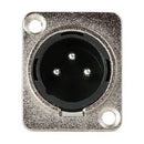 Conector Xlr Painel Cromado Mxt 10 Unidades
