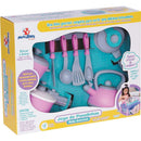 Brincando De Casinha Jogo De Panelinhas Gourmet Rs Com 10 Peças