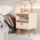 Kit Mesa Cabeceira 2 Unidades Off White Ype Off White