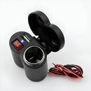 Tomada Usb Para Moto 12v Carregador Acendedor Cigarro