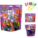 Massa Para Modelar Criativa Patrulha Canina Skye 300g 12cores Com 6 Moldes