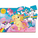 Quebra-cabeça Madeira Unicornios 24 Peças