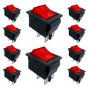 Chave Kcd4 4 Terminais Vermelha 15a 250vac Storm (10 Un)