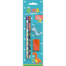 Kit Escolar Dino Hb Com 04 Peças