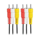 Cabo 3 + 3rca 1.8m Niq Fechado Importado