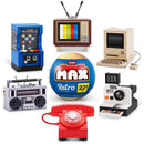 Brinquedo Para Montar Max Premium Retro Com 6 Modelos Nostálgicos