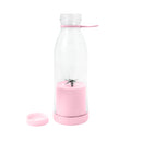 Mini Liquidificador Portatil Garrafa Shake Suco Juice Cup Usb Cor:rosa