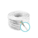Cabo De Seguranca 0,5mm 4 Pares 100m Branco Ultra Alarm