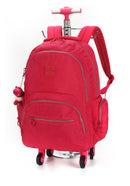 Mochila Infantil Juvenil De Rodinhas 360° Pink Up4you