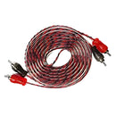 Cabo 2 X 2 Rca Transparente Automotivo 5m Storm