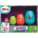 Brinquedo Para Bebê Matrioska Bichitos Elka – 4 Animais Empilhávei