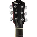 Guitarra Elétrica Sg De Madeira Maciça Thomaz Teg 340 Vinho