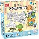 Brinquedo Para Colorir Comfy E Cozy Kit Pintura Com Acessórios