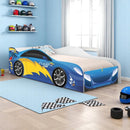Cama Solteiro Glow Velocista Azul