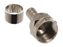 Conector F Rg-59 C/anel Crimpar C/100 Importado
